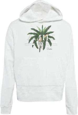Amiri Felpa con stampa e cappuccio Pre-owned - Bianco