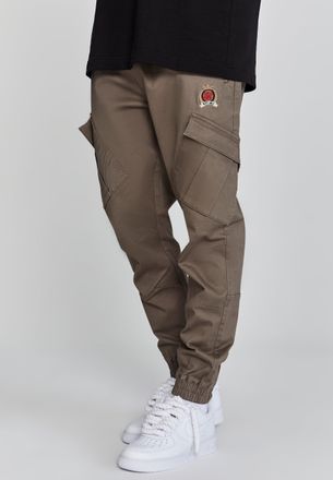 Siksilk Mens Brown Cargo Pants XS