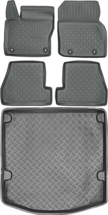OEM Juego De Alfombrillas Para Coche Y Maletero Para Ford Focus Iii Sed&aacute;n (2011-2018)
