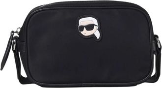 Karl Lagerfeld KKushion Crossbody Tas - Dames - Schoudertassen - Zwart - ONE Size - Tassen