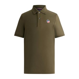Fusalp Polo Shirts, male, Green, Size: 2XL Elbin Short-Sleeve Polo Shirt
