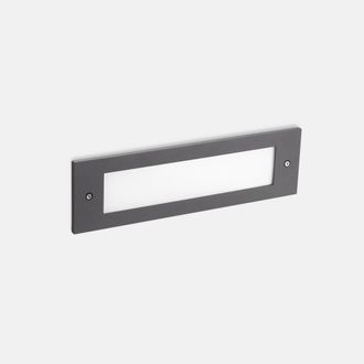 Leds - C4 Ledkia - Leds-c4 Micenas - Aplique Led Empotrable De Exterior Gris Oscuro 29,8cm 1215lm 4000k Ip65