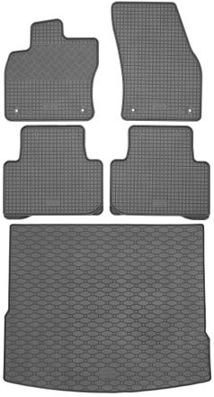 OEM Volkswagen Tiguan Ii Suv Desde Mayo De 2016. Juego De Alfombrillas De Goma Para Coche + Alfombrilla Para Maletero