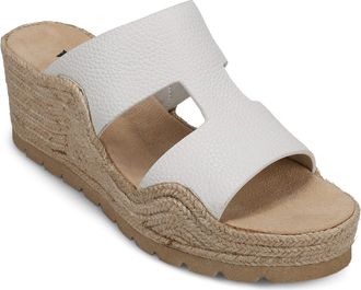 Vaneli Cyril Platform Wedge Sandal in White at Nordstrom, Size 8.5