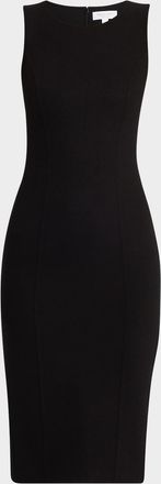 Michael Kors Sleeveless Sheath Wool-Blend Dress
