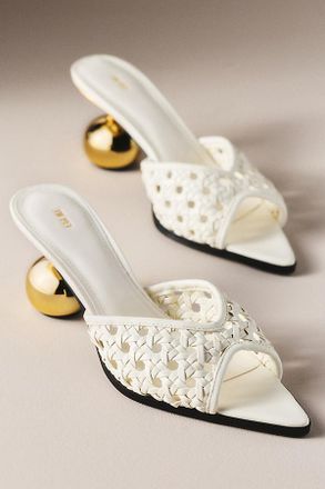 JW PEI Woven Sphere Heel Mules
