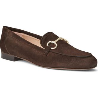 Bruno Magli Luna Bit Loafer in Brown Suede at Nordstrom Rack, Size 6