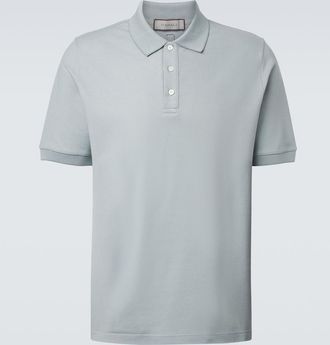 Canali Polo in piqu&eacute; di cotone