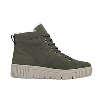 Rieker Enkellaarsjes - Dames - Schoenen - Groen - Maat: 37 EU Velours