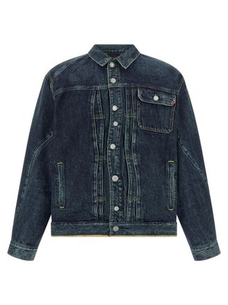 Undercover Blue Shirt Collar Jacket