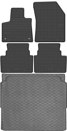 OEM Juego De Alfombrillas De Goma Para Coche Y Alfombrilla Para Maletero Para Citro&euml;n C5 Aircross Crossover (2017)