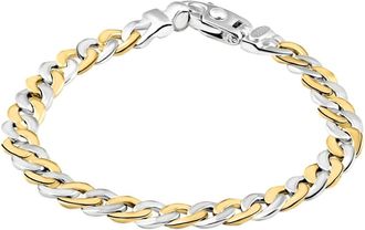 Pompeii3 Mens Cuban 14k Gold (31gram) or Platinum (47gram) 8mm Link Bracelet 8.25