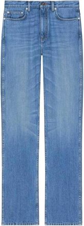 Givenchy Straight Washed Jeans - Dames - Regular Fit Jeans - Blauw - W27 - Katoen - Jeans