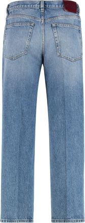 Gucci Womens 5-Pocket Straight-Leg Jeans Denim Cotton