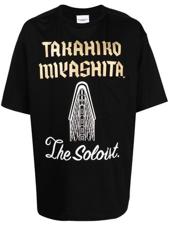 TAKAHIROMIYASHITA TheSoloist. T-shirt con stampa - Nero