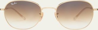 Ray-Ban RB3809 Round Gradient Metal Sunglasses