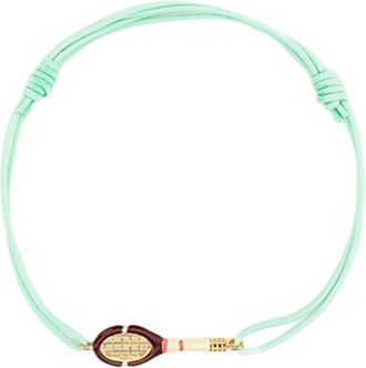 Aliita Light Blue Tennis Cord Charm Bracelet
