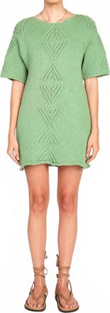 Mirth Osaka Short Dress In Clover