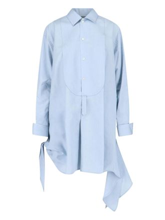 J.W.Anderson Blue Classic Anchor Embroidered Shirt Dress