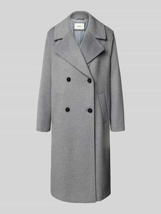 s.Oliver Red Label Relaxed Fit Mantel mit Woll-Anteil in Hellgrau Melange, Gr&ouml;&szlig;e 34