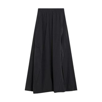 Balenciaga Maxi Skirts, female, Blue, Size: XS Relaxed Fit A-Line Maxi Skirt
