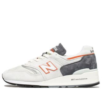 New Balance 997 Made In Usa White Grey Orange M997CSEA