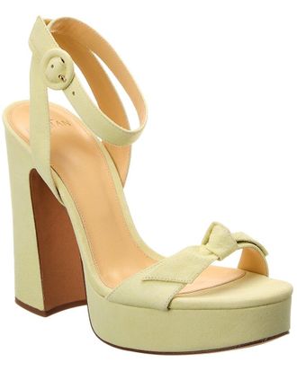 Alexandre Birman Clarita Curve 120 Suede Platform Sandal