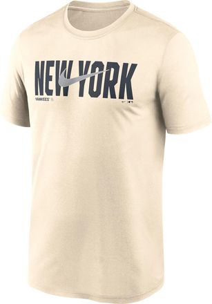 Nike New York Yankees Swoosh Legend Nike Mens Dri-FIT MLB T-Shirt in Brown | NKGK15ANK-RSQ