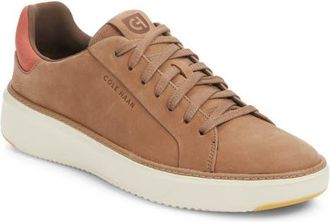 Cole Haan GrandPro Topspin Sneaker in Light Whiskey Nubuck/natural at Nordstrom, Size 11.5
