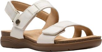 Clarks April Clover Leather Sandal