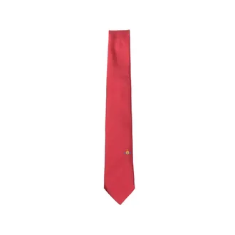 Vivienne Westwood Ties, male, Red, Size: ONE SIZE Orb Pointed Tie