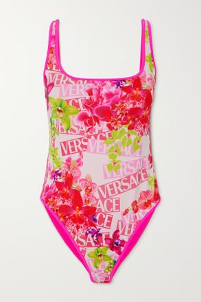 Versace Costume Da Bagno Stampato - Rosa