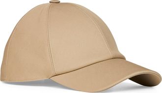 Fendi Mens Baseball Cap Beige Cotton Hat