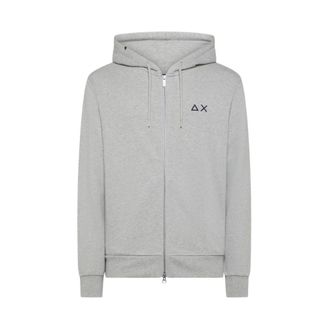 Sun 68 Zip-throughs, male, Gray, M, Casual Zip-through Sweatshirt