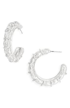 Karine Sultan Bohemian Hoop Earrings in Silver at Nordstrom Rack