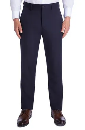 Lucky Brand Modern Fit Sharkskin Pants in Navy at Nordstrom Rack, Size 31 X 32
