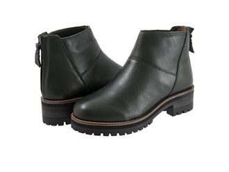 Softwalk Elmhurst Womens Boots Dark Green : 7.5 N (AA), Leather