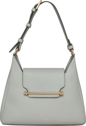 Strathberry Multrees Leather Hobo Bag in Marble Grey at Nordstrom