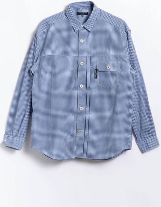 Comme Des Gar&ccedil;ons Mens Gingham Shirt In Blue/white