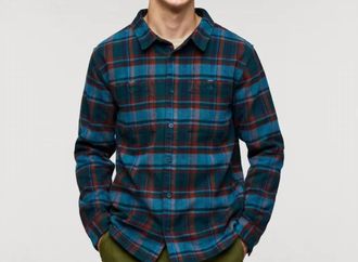 Cotopaxi Organic Mero Flannel Shirt In Abyss Plaid