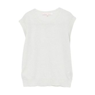 Absolut Cashmere Round-neck Knitwear, female, Gray, Size: XS Naomi Glitter Knitted Top