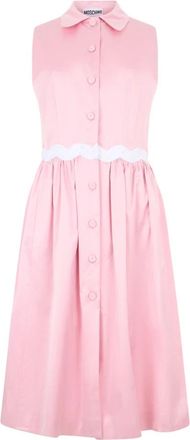 Moschino Kleedjes - Dames - Shirt Kleedjes - Roze - XS - Kleedjes