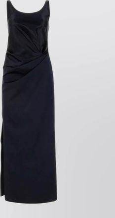 Fendi satin dress in deep night