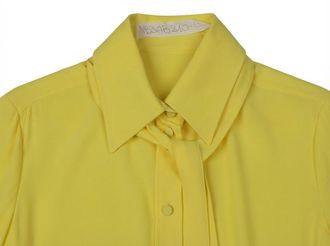 Valentino Silk Crepe Shirt - Yellow