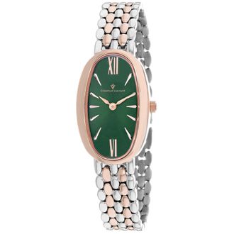 Christian Van Sant Lucia Green Dial Ladies Watch CV1817