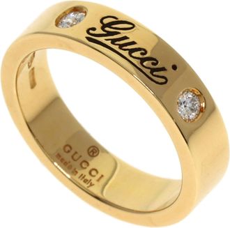 Gucci Yellow Gold Yellow Gold (18K) Band Ring (Pre-Owned)