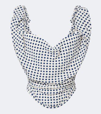 Vivienne Westwood Top bustier Sunday a pois