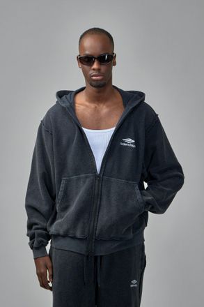 Balenciaga Inside-Out Zip-Up Hoodie