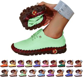 Generic Womens Memory Foam Trainers Wide Fit Trainers for Women Waterproof Lightweight Walking Shoes Casual Non Slip Soft Running Sneakers Ladies Orthopedic T