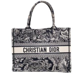 Dior Pre-owned Riviera Toile De Jouy Book Tote - Dames - Pre-owned - Blauw - Maat: ONE Size